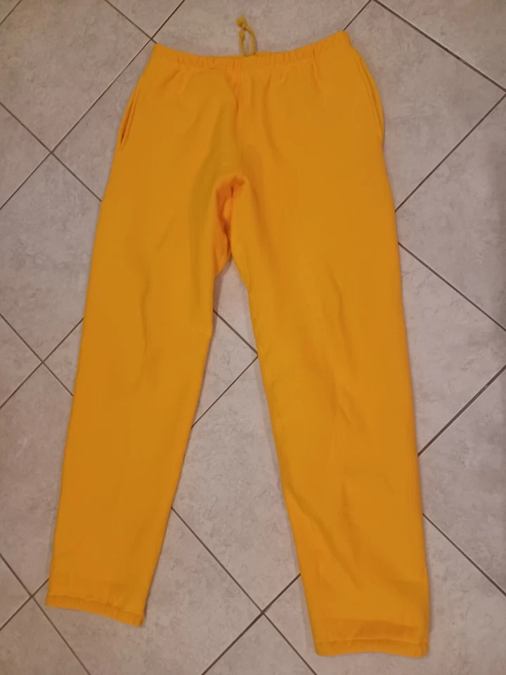 Винтажные тренировочные штаны Camber 233 Cross-Knit Heavyweight Gold Sz.xl сделано в США - Изображение 3 из 4