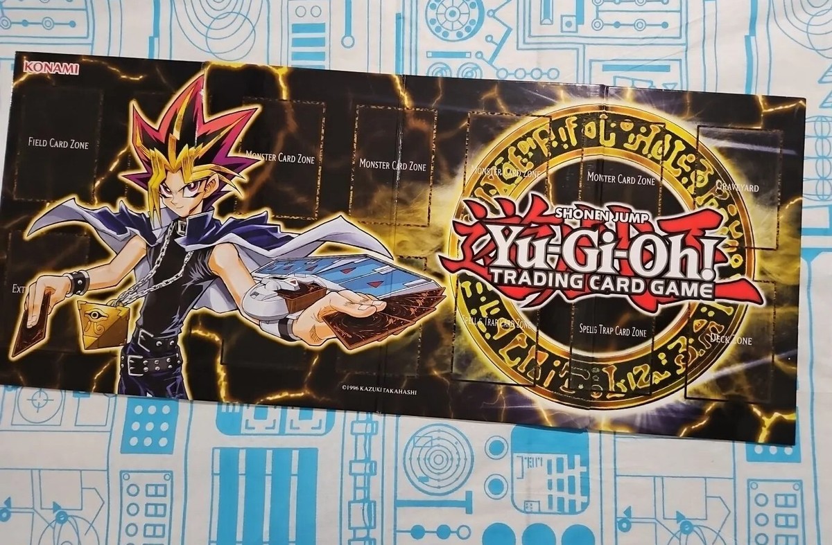 Yugioh Trading Card Game Play Mat Board 1996 Konami Yu-Gi-Oh shone jump A