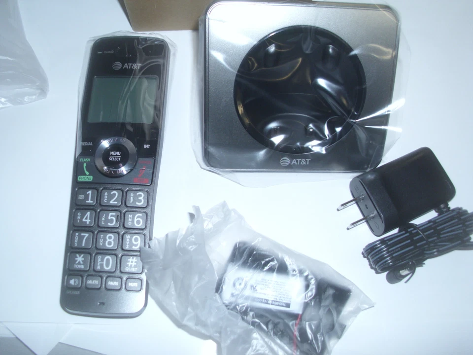 Teléfono inalámbrico AT&T DECT 6.0 con bloque de llamadas y altavoz, GL2101 - sonido transparente Foto 3 de 3