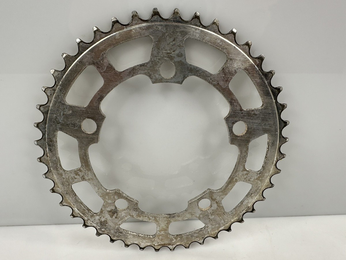Vintage SR Sakae BMX Racing Chainring 44t 110 Silver Japan