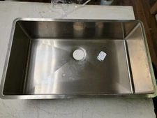 Elkay Crosstown Undermount Stainless Steel 32" Single Bowl Kitchen Sink