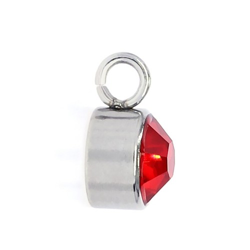 925 Sterling Silver Necklaces Crystal Birthstone Pendant Fashion Chain Included - Picture 10 of 22