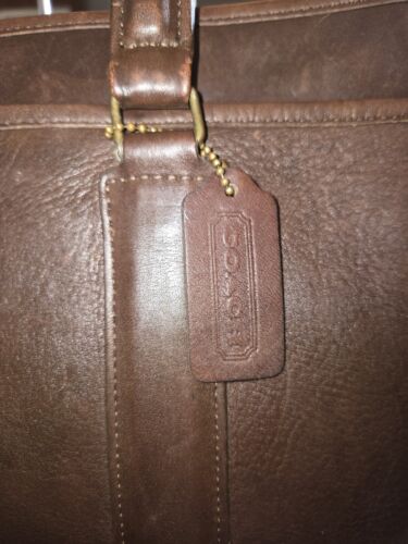 Coach NYC Vintage 60-70er Bonnie Cashin Ära braune Leder Aktentasche 16,5"X10"X3" - Bild 12 von 14