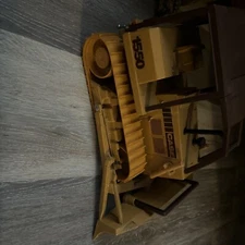 Vintage 1987 ERTL CASE 1550 BULLDOZER w/CANOPY 1/16 Dozer Die-Cast VG
