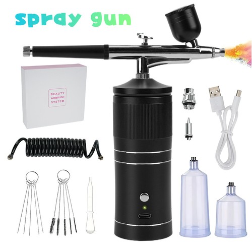 Portable Airbrush Kit Kabelloses Airbrush-Set Mit flexible Verlängerungsrohr DHL - Bild 7 von 24