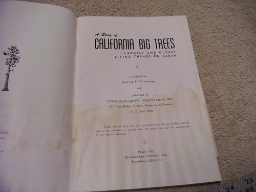 A Story of Californian Big Trees , First Edition and May 1949 - Picture 8 of 12