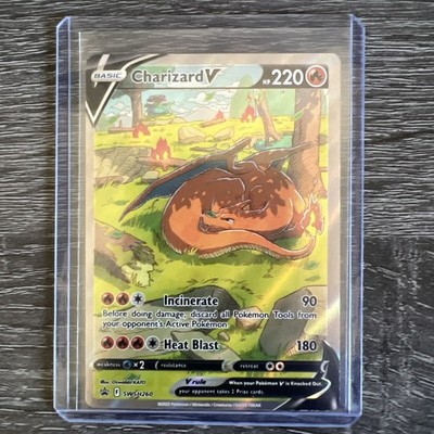 Charizard V SWSH260 - Sword & Shield Full Art Promo - Sleeping