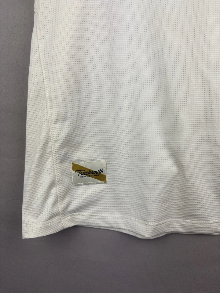 Camiseta sin mangas Tracksmith Twilight para hombre talla mediana marfil Foto 2 de 4