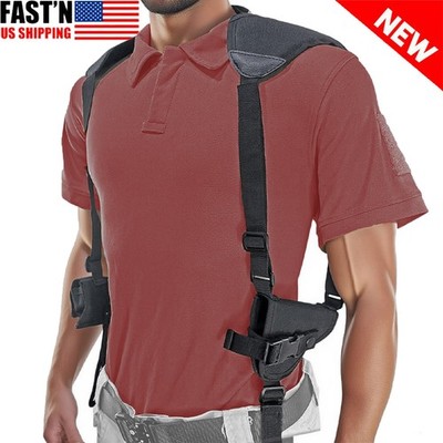 Premium Leather Shoulder Holster For Colt Python 357 Magnum 3" - Right Hand Draw With Speed Loader Pouch