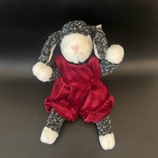 TY 1993 Attic Treasures LILLY THE LAMB With Red Velour Outfit Plush Stuffed Toy