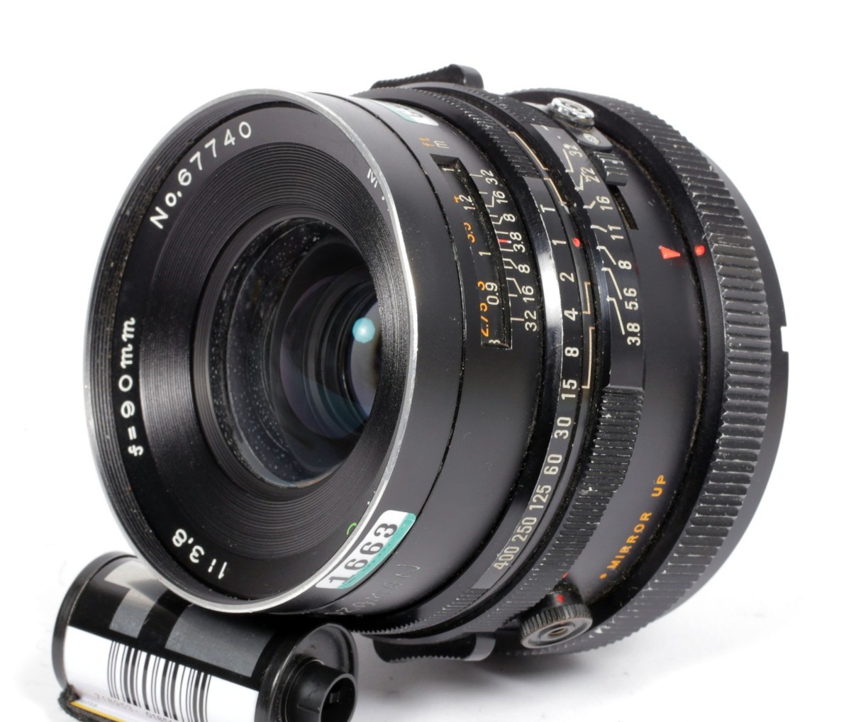Mamiya RB67 RZ67 Sekor C 90mm F3.8 L lens AS IS separation in rear