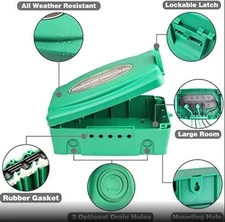 Large Outdoor Waterproof Electrical Box(12.9X 8.3 x 5.2 inch), IP54 Weatherproof