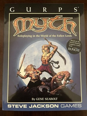 Steve Jackson Games GURPS Myth! World of the Fallen Lords RPG