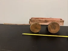 Unique Hand Made Wooden Cart Primitive Rustic Country Farmhouse Folk Art 1930’s
