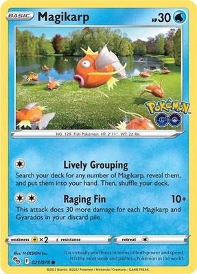 Magikarp [PGO - 021/078] Pokemon GO - NM