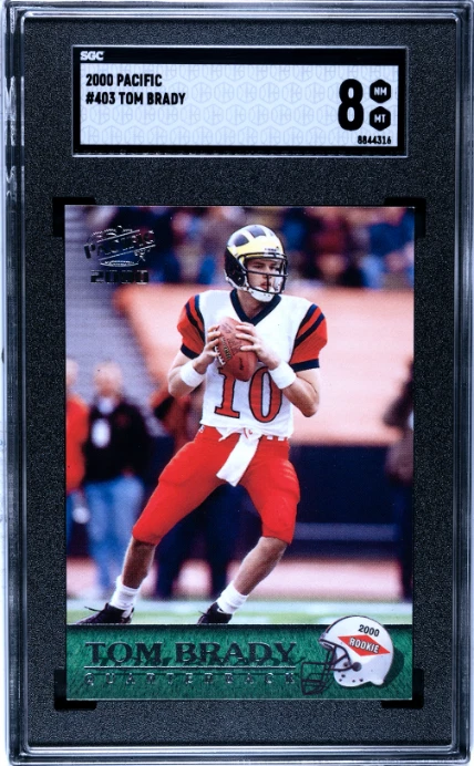 Tom Brady Football Pacific Rookie Sports Trading Cards