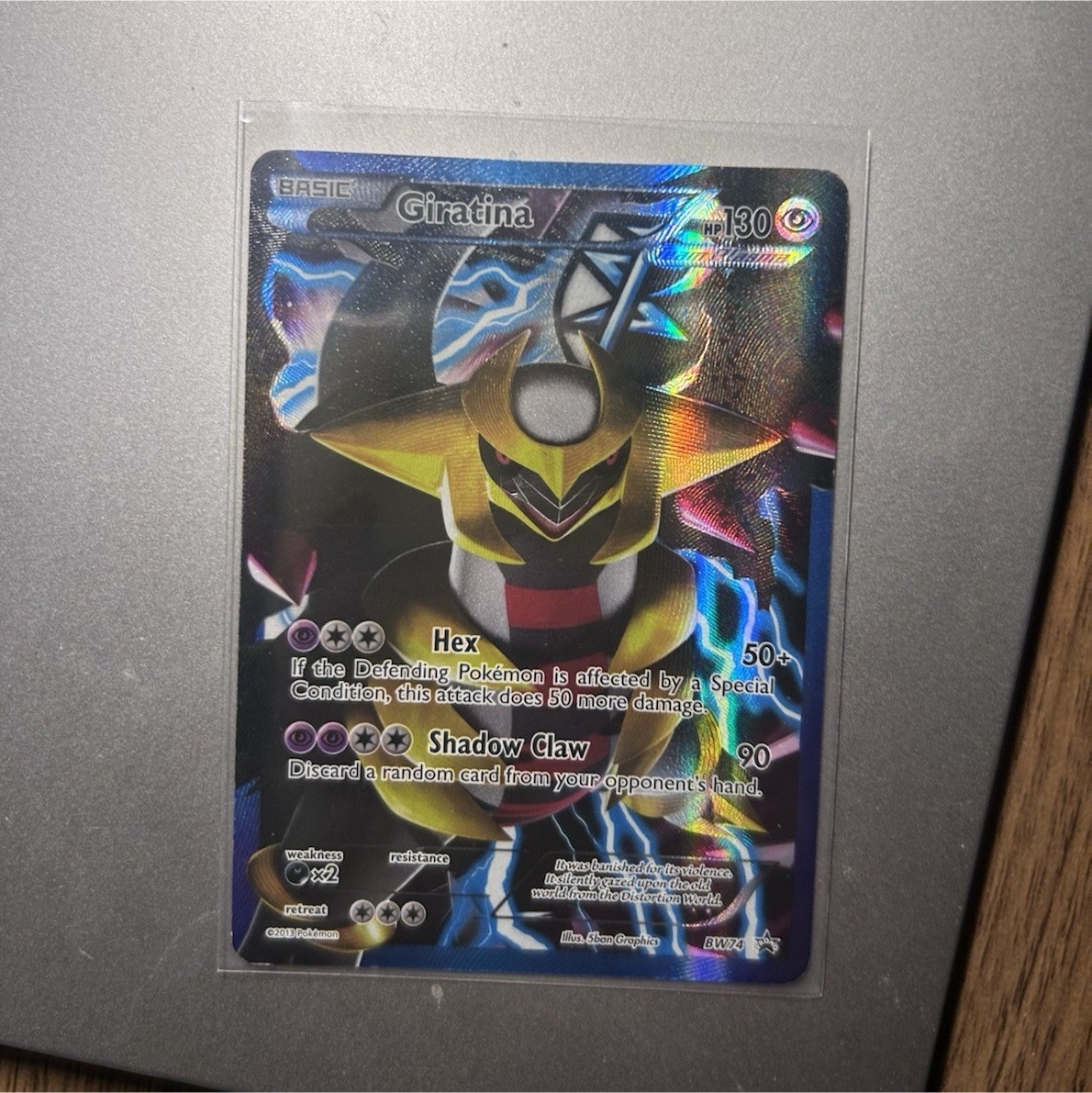 Pokemon Company Giratina BW74 Black & White Promo Holo Rare 130 HP English
