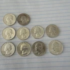 Lot Of (8) 1964 & (2) 1963 Washington Quarters SILVER