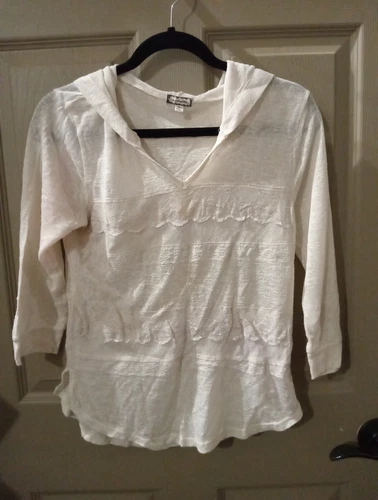 OFF WHITE Felpa con cappuccio ombretto