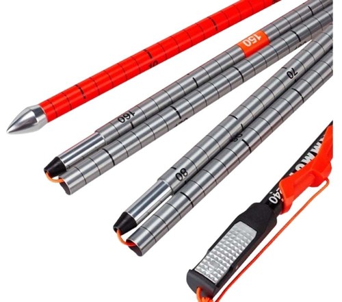 Mammut 240 Speed Lock Avalanche Probe - Vibrant Orange - Picture 4 of 4