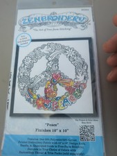 Crafts 4010 Peace 10 x 10 Zenbroidery Kit Mul...