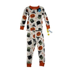 Carters Kids Toddler 2T Halloween Pajamas Set Pumpkin Cat Frankenstein 2R322310