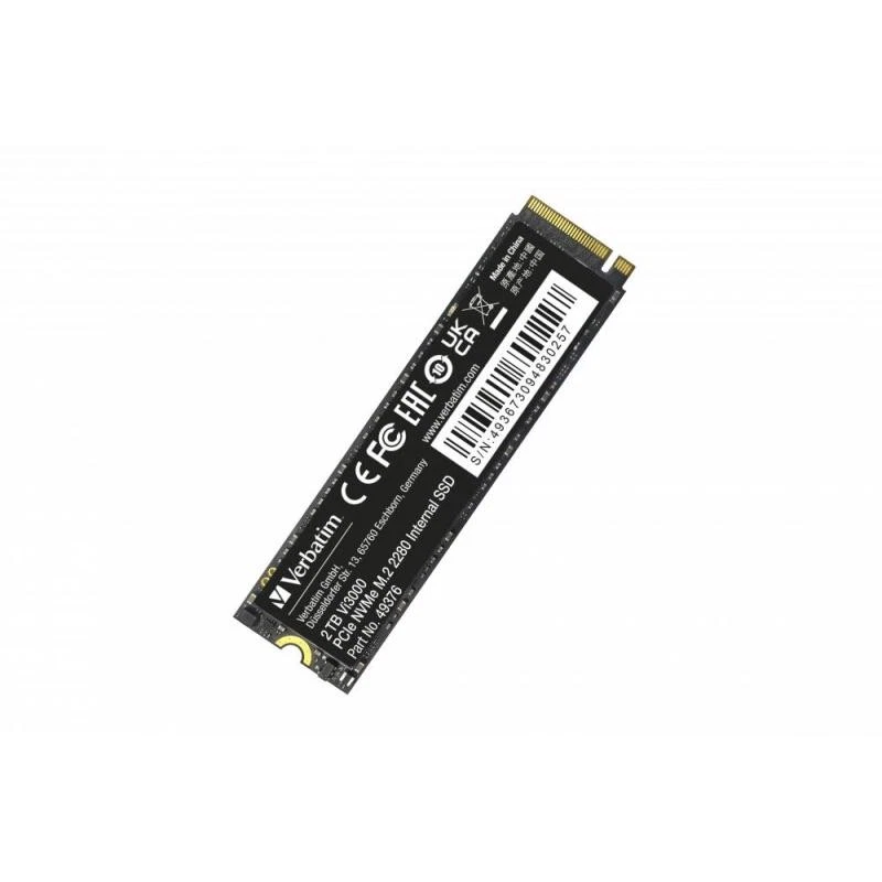 Verbatim Vi3000 PCIe NVMe M.2 SSD 2TB 2000 GB PCI Express 3.0 - Immagine 2 di 4
