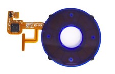 Clear Dark Blue Clickwheel iPod Video Classic 5th 5.5 Scroll Wheel Transparent