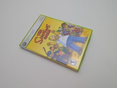 The Simpsons Game (Microsoft Xbox 360, 2007) W/ Poster Booklet Cover