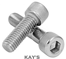 M6 (6mmØ) CAP SCREWS SOCKET HEAD ALLEN KEY BOLTS HIGH TENSILE 12.9 ZINC PLATED
