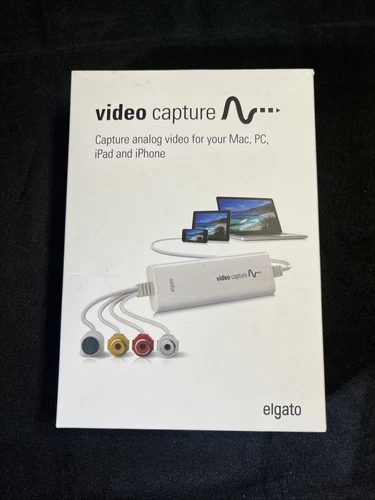 Elgato USB Video Capture Device Convert RCA Analog Video to Digital Win & Mac