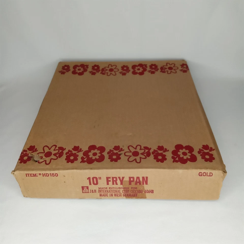 MCM Porcelain Enamel Fry Pan With Original Box Made In West Germany 1960s - Image 2 of 4