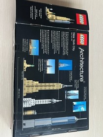 INCOMPLETE LEGO Architecture New York City Set #21028 with manual and retail box