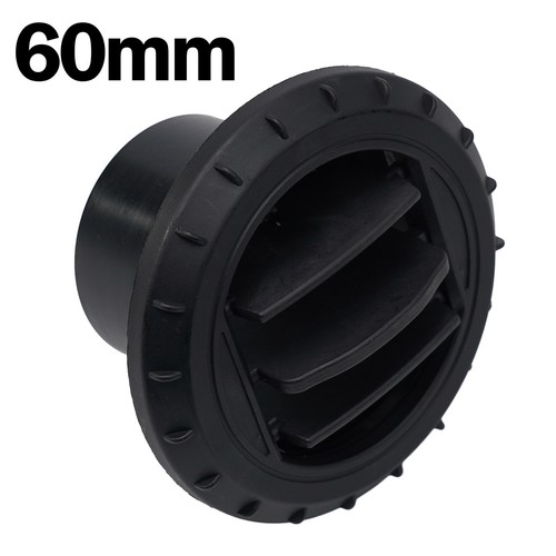 Removable Front Fascia Black Air Vent for 60mm Diesel Heater Duct Hose - Picture 3 of 24