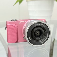 SONY Alpha NEX-3N 16.1MP Mirrorless Digital Camera w/ 16-50mm Lens Pink