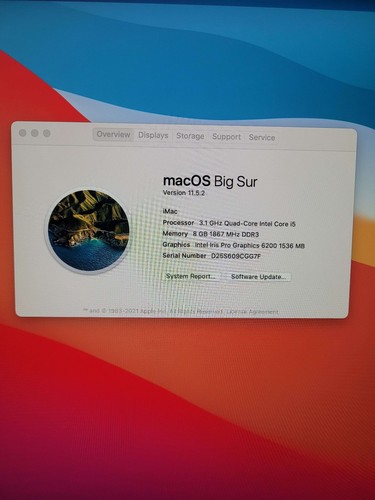 Apple iMac Retina 4K, 21.5-inch, Late 2015 i5 3.1 GHz 1 TB HDD 8GB DDR3 - Picture 3 of 6