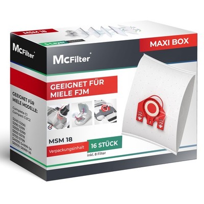 16 Staubsaugerbeutel XXL für MIELE FJM, Complete C1, Compact C1 C2, S4 S6 Serie
