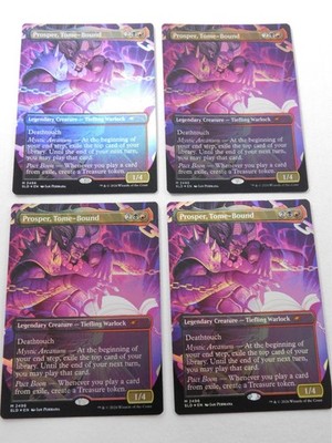 Prosper Tome-Bound x4 Foil Playset Magic Gathering Secret Lair Dungeons Dragons