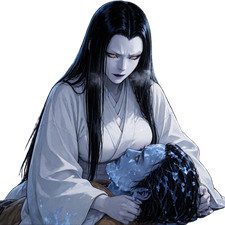 Yuki-onna Freezing Lord Vinyl Car Decal Sticker 7" Weatherproof