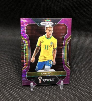 2022 Prizm FIFA World Cup Qatar ANTONY /35 PURPLE PULSAR PRIZM SSP No. 26   