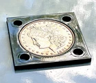 1901-O Morgan Silver Dollar New Orleans Vintage Holder Toned Beauty