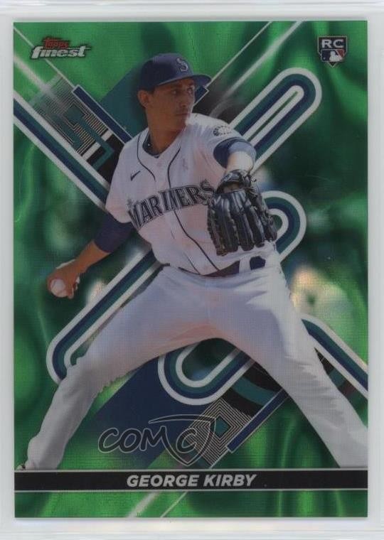 2022 Topps Finest Green Lava Refractor 64/99 George Kirby #12 1d0h