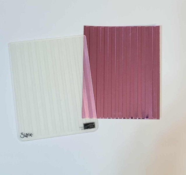 Stampin' Up! STRIPES textured impression embossing folder and unnamed folder