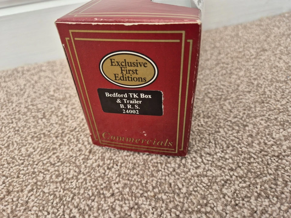 Efe Oo 1/76 Bedford Tk Box E Trailer Brs Parcels Diecast Truck Lorry 24002 - Immagine 4 di 4