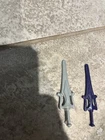 1984 Vintage MASTERS OF THE UNIVERSE He-Man And Skeletor Battle Weapons
