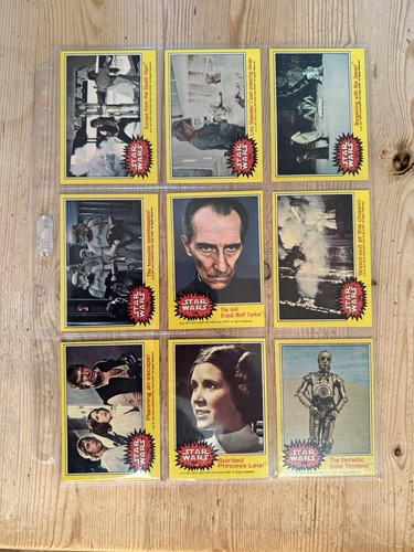 STAR WARS 1977 TOPPS TRADING CARDS US ISSUE YELLOW SET SERIES 3 VINTAGE - Picture 4 of 17