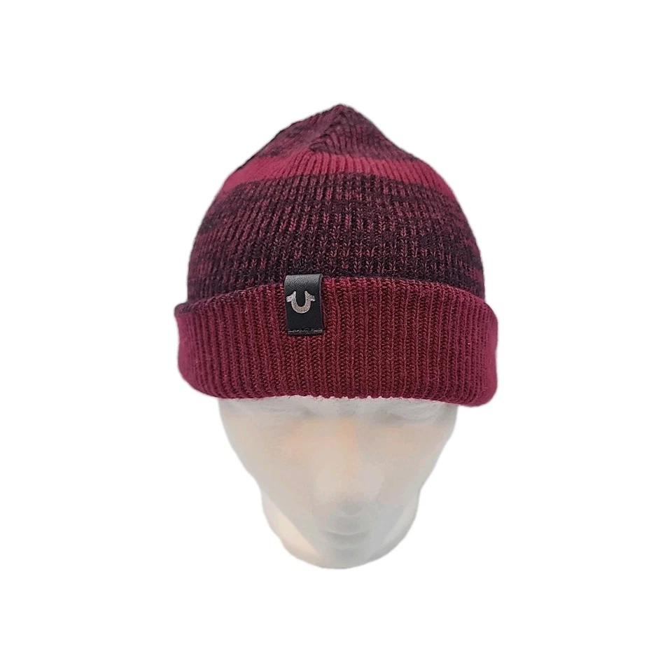 Gorro tejido True Religion granate Foto 2 de 4