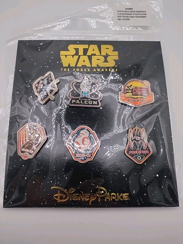 Star Wars The Force Awakens 6 Pin Booster Set Disney Trading Pins