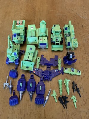 Hasbro Vintage G1 Constructicon Devastator - Full Set