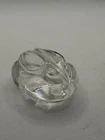 Steuben Glass Bunny Rabbit Hand Cooler Figurine Mint! 3”